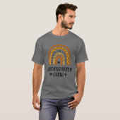 T-shirt Leopard Rainbow Kindergarten Enseignant Premier Jo (Devant entier)