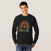 T-shirt Leopard Rainbow Pre K Où Commence L'Aventure (Devant entier)