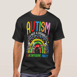 T-shirt Leopard Rainbow Sensibilisation sur l'autisme Puzz