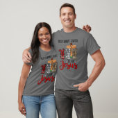 T-shirt Leopard Red Plaid Bunny, Silly Rabbit Easter Is Fo (Unisexe)