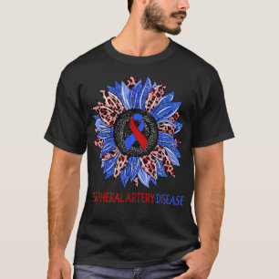 T-shirt Léopard Tournesol Périphérique Arme Maladie Rouge