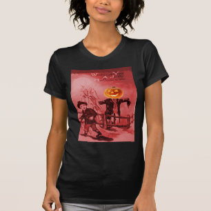 T-shirt L'épouvantail (Carte Halloween Vintage)