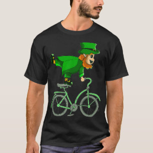 T-shirt Leprechaun à vélo St Patrick's Day Cycling 