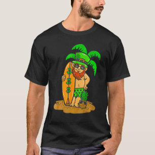 T-shirt Leprechaun Casquette Hawaiian Lucky Shamrock Saint