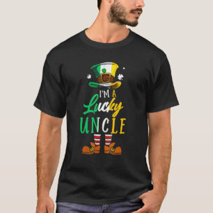 T-shirt Leprechaun Casquette Je suis un oncle chanceux St 