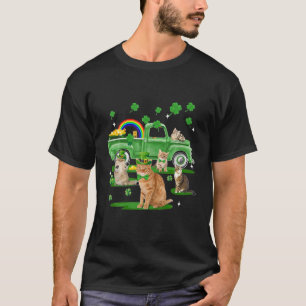 T-shirt Leprechaun Conduite Camion vert attraper St Patric