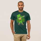 T-shirt Leprechaun Dab Dance Jour de la Saint Patrick Part (Devant entier)