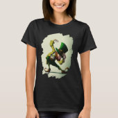 T-shirt Leprechaun Dabbing Dancing Dance St Patricks Day (Devant)