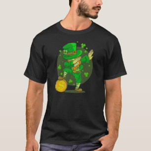 T-shirt Leprechaun Dabbing Funny Irish St Patrick's Day