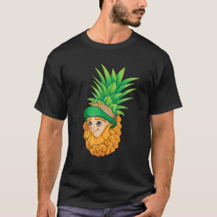 T-shirt Leprechaun d'ananas  Saint Patrick's Day Funny Gif