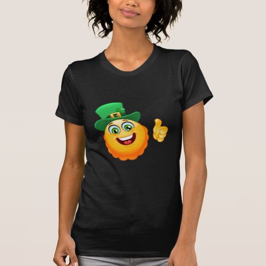 T-shirt leprechaun emoji (Devant)