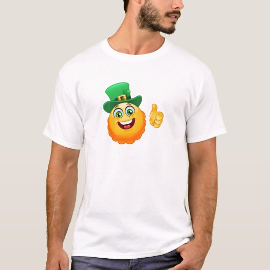 T-shirt leprechaun emoji (Devant)