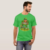 T-shirt Leprechaun en vert, Joyeuse Saint Patrick's Day (Devant entier)