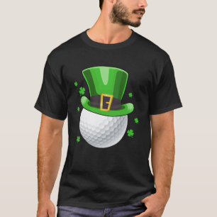 T-shirt Leprechaun Golf Ball Golfeur Jour de la Saint Patr