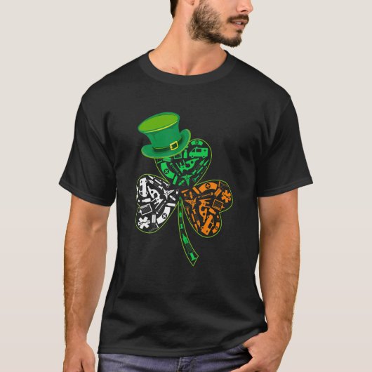 T-shirt Leprechaun Irlandais Infirmière Shamrock St Patric (Devant)
