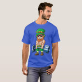 T-shirt Leprechaun Jour de la Saint Patrick Poids Fitness (Devant entier)