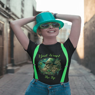 T-shirt Leprechaun Malicieux Savourer Une pinte
