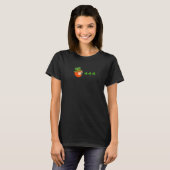 T-shirt Leprechaun Manger Shamrocks Funny St Patrick Day V (Devant entier)