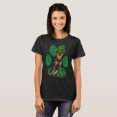 T-shirt Leprechaun Miniature Pinscher St Patricks Day Sham (Devant entier)