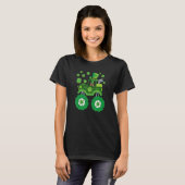 T-shirt Leprechaun Monster Truck Pugs St Patricks Day Dog  (Devant entier)