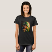 T-shirt Leprechaun Pot of Gold Rainbow St Patrick's Day Lu (Devant entier)