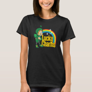 T-shirt Leprechaun Rainbow Luck Charmes Retro St patrick D