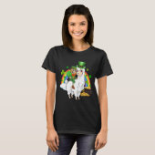 T-shirt Leprechaun Ride Llama Alpaca Saint Patricks Day (Devant entier)