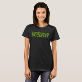 T-shirt Leprechaun Security (Devant entier)
