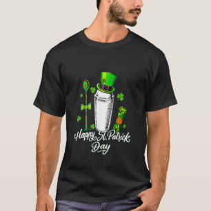 T-shirt Leprechaun Shamrock Bartender Bonne St Patrick D