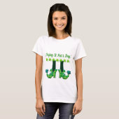 T-shirt Leprechaun Shoes la Saint Patrick (Devant entier)