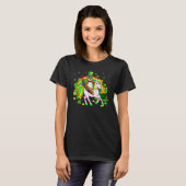 T-shirt Leprechaun Sloth Riding Unicorn Saint Patrick's Da (Devant entier)