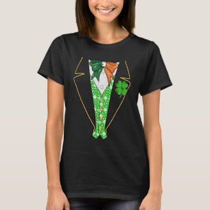 T-shirt Leprechaun Tuxedo Irish Costume Saint Patricks Day