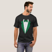 T-shirt Leprechaun Tuxedo St Patrick's Day Irish Paddy Cos (Devant entier)