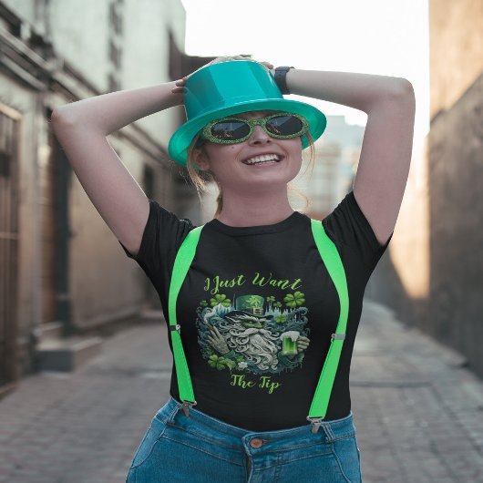 T-shirt Leprechaun Whimsical Savourer Un Froid