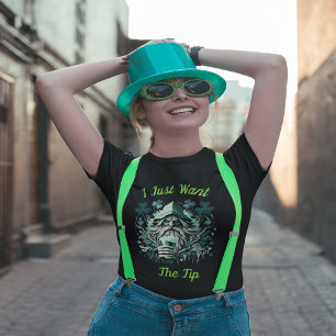 T-shirt Leprechaun Whimsical Savourer Une Brassée