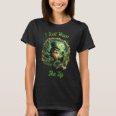 T-shirt Leprechaun Whimsical Savourer Une pinte (Devant)