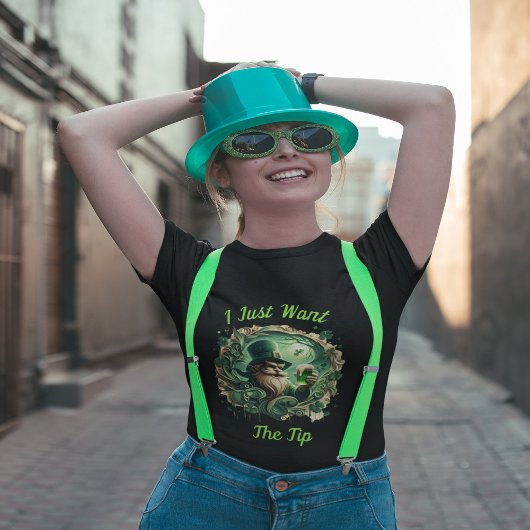 T-shirt Leprechaun Whimsical Savourer Une pinte
