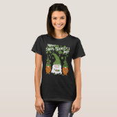 T-shirt Leprechauns Leopard Shamrock Happy St Patricks Day (Devant entier)