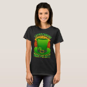 T-shirt Leprechauns Made Me Do It Leprechaun Hat Lucky St  (Devant entier)