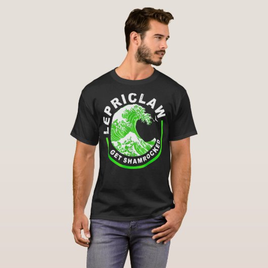 T-shirt Lepriclaw Get Shamrocked Drinking St Patricks (Devant entier)