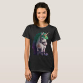T-shirt Lepricorn Unicorn Kids Girls Lucky St Patricks Day (Devant entier)