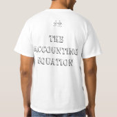 T-shirt "L'équation de comptabilité " (Dos)