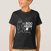 T-shirt L'équipage Boo White Halloween Famille Corresponda (Devant)