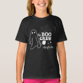 T-shirt L'équipage Boo White Halloween Famille Matching Gi (Devant)