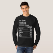 T-shirt L'équipage de Cousin Faits nutritionnels Le Cousin (Devant entier)