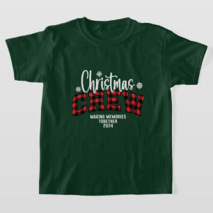 T-shirt L'équipage de Noël fait des souvenirs 2024
