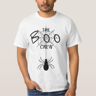 T-shirt L'équipage du bateau - araignée noire et toile d'a
