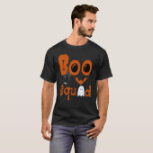 T-shirt L'équipe Boo Halloween Ghost Trick Treat Squad (Devant entier)