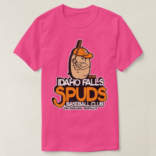 T-shirt L'Équipe De Baseball Idaho Falls Spuds Défaut (Design devant)
