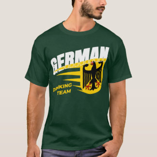 T-shirt L'équipe de boisson allemande célèbre la fête de l